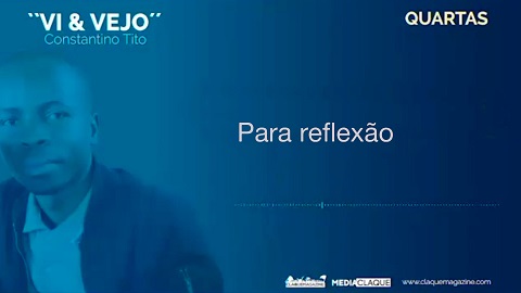 Constantino Tito - Para reflexÃ£o